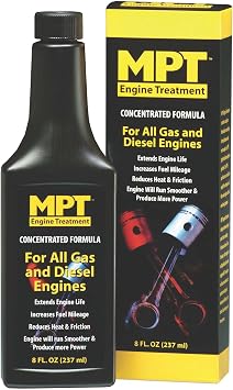 MPT Engine Treatment, Concentrated Formula 8 oz. / for All Gas and Diesel Engines.