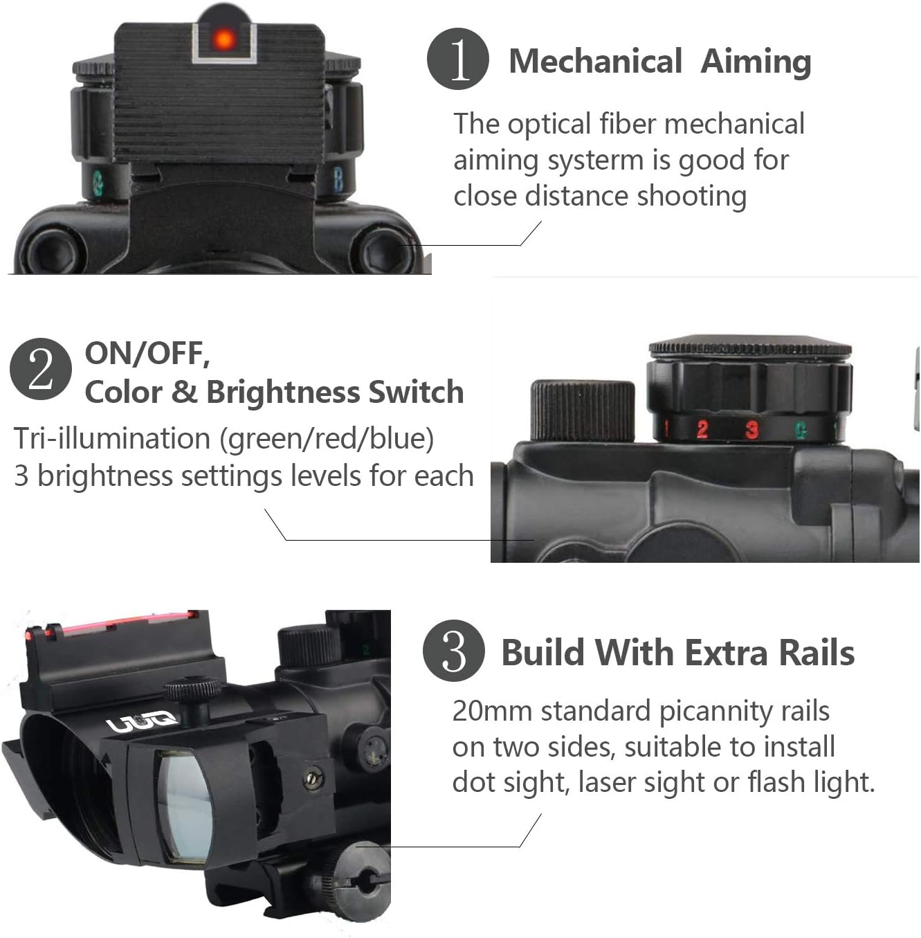 UUQ Triple Illuminated Reticle Warranty Photo