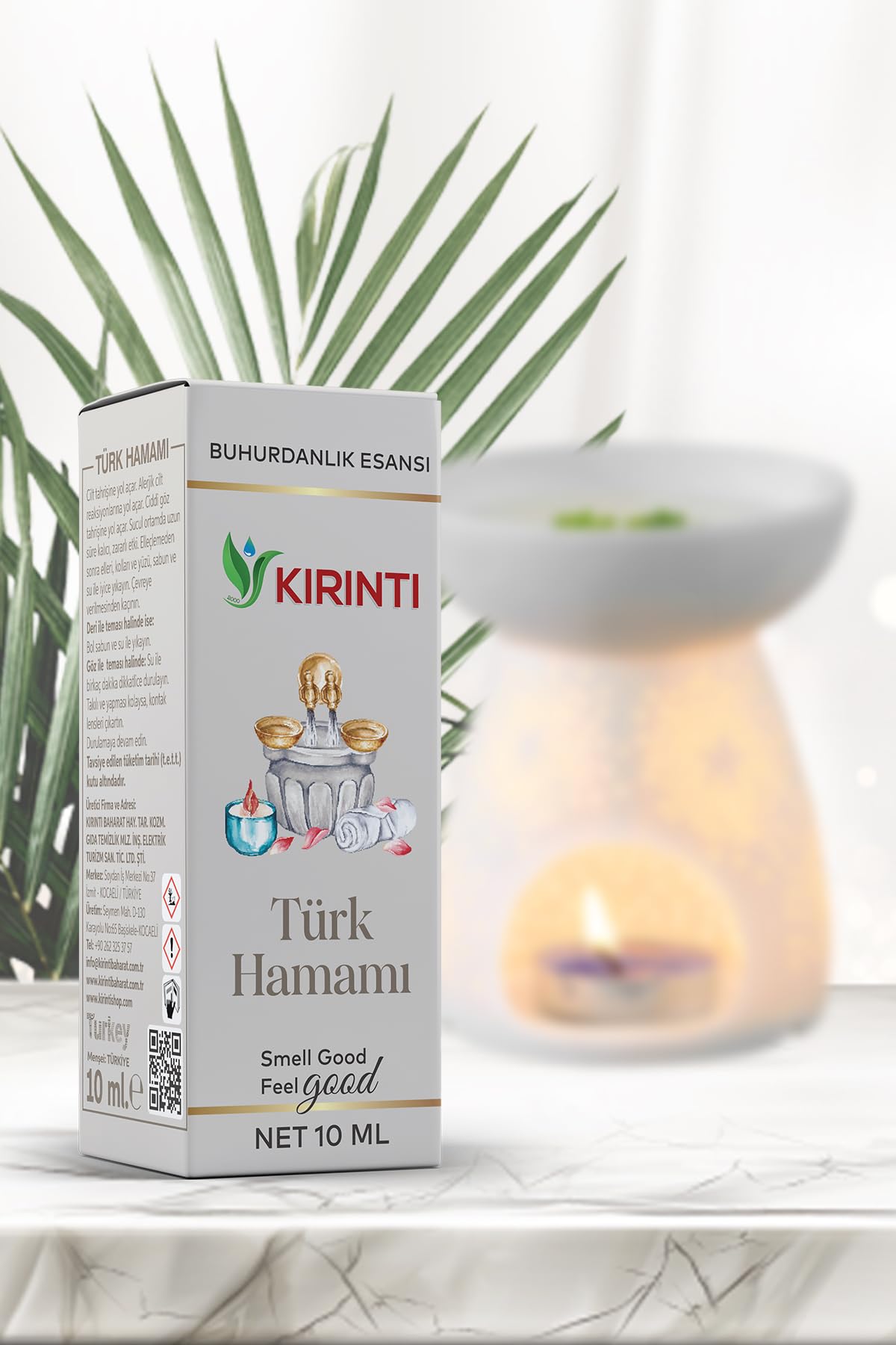 KIRINTI KIRINTI 2000 Türk Hamamı Kokulu Buhurdanlık Esansı 10 Ml