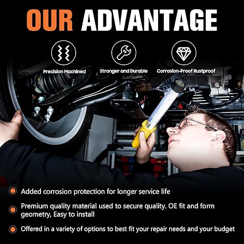 Miniatura 6 de Front Upper Control Arms Suspension Kit Fit for Nissan Armada 2005-2015, Titan 2004-2015, 2004 Pathfinder Armada, Fit for Infiniti QX56 2004-2010 -