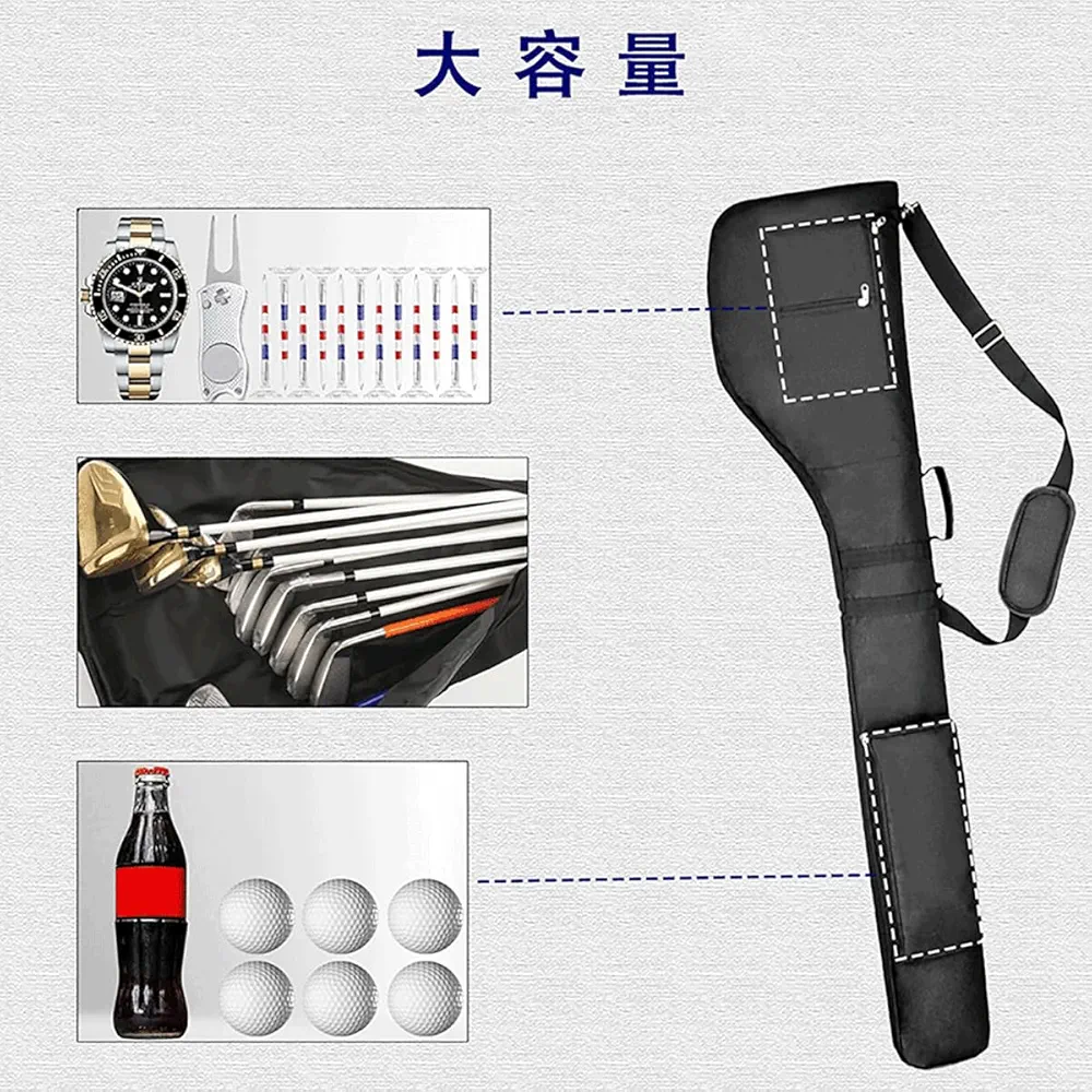 BALLYゴルフバッグ練習用 Amazon | ゴルフ クラブケース 軽量 オックスフォード布 ゴルフ