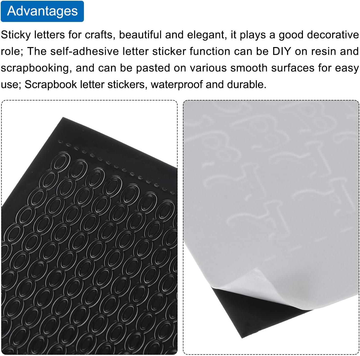 MECCANIXITY 4 Sheets Nail Black Art Stickers Decals 3D Chains Line Metallic Sticker Holographic Self Adhesive for Nail Scrapbook DIY Decoration