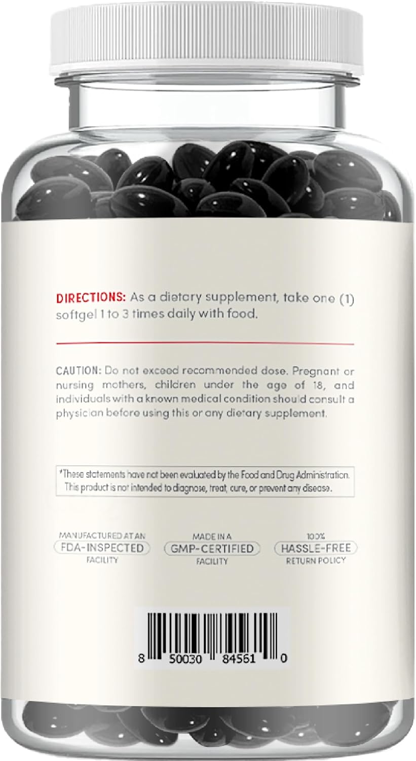 Algae Based Astaxanthin Supplement - Rapid Release Astaxanthin 10mg Non-GMO Super Potent Antioxidant and Carotenoid for Skin Immunity and Eye Health Support - Made in a cGMP US Lab (6 Month Supply) - Image 2