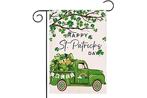 St Pats Garden Flag - Happy St. Patrick's Day Double Sided Yard Flag