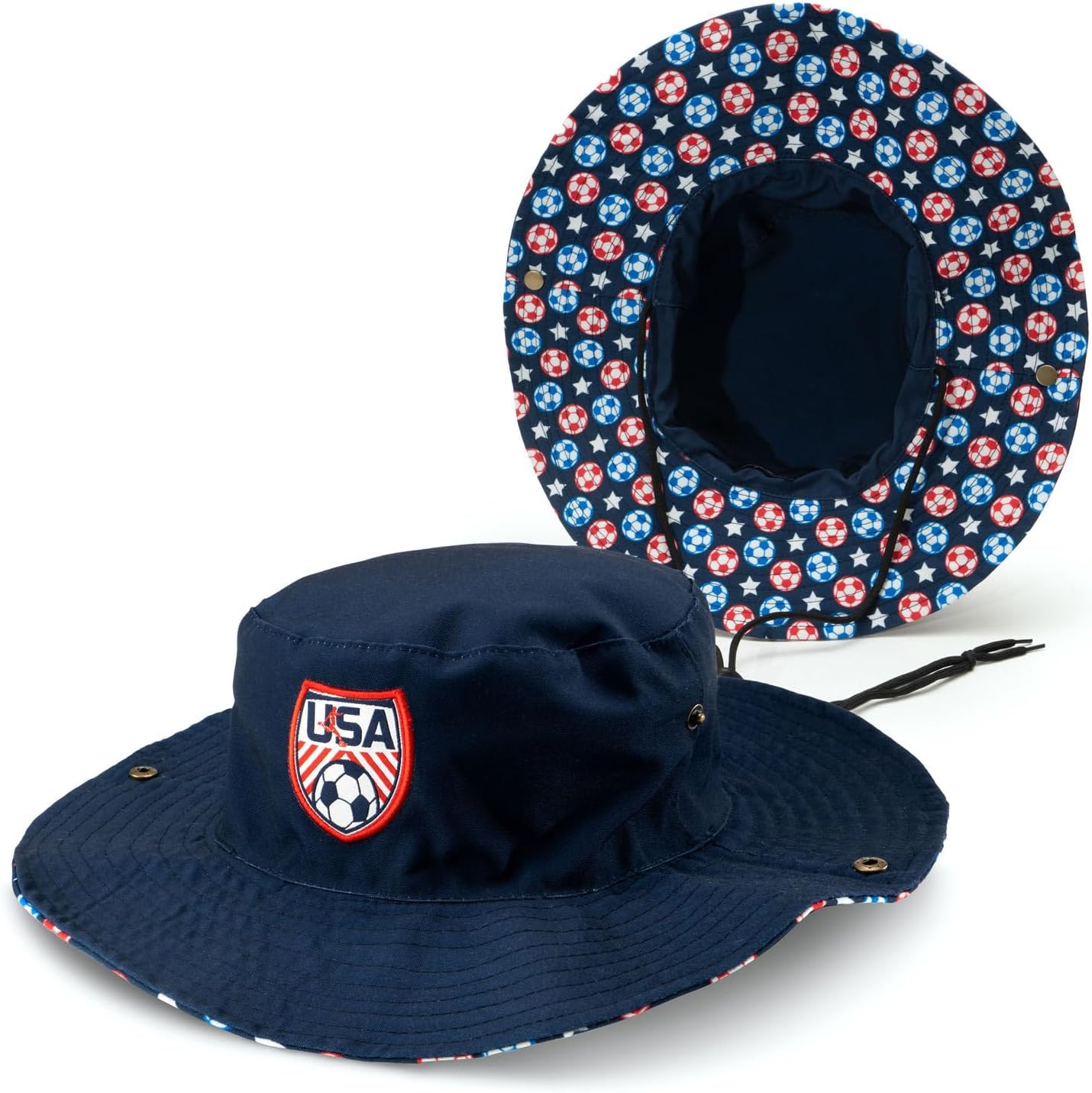 ChalkTalkSPORTS Soccer Bucket Hats - Outdoor & Beach Soccer Sun Hat - Men & Women - Multiple Designs