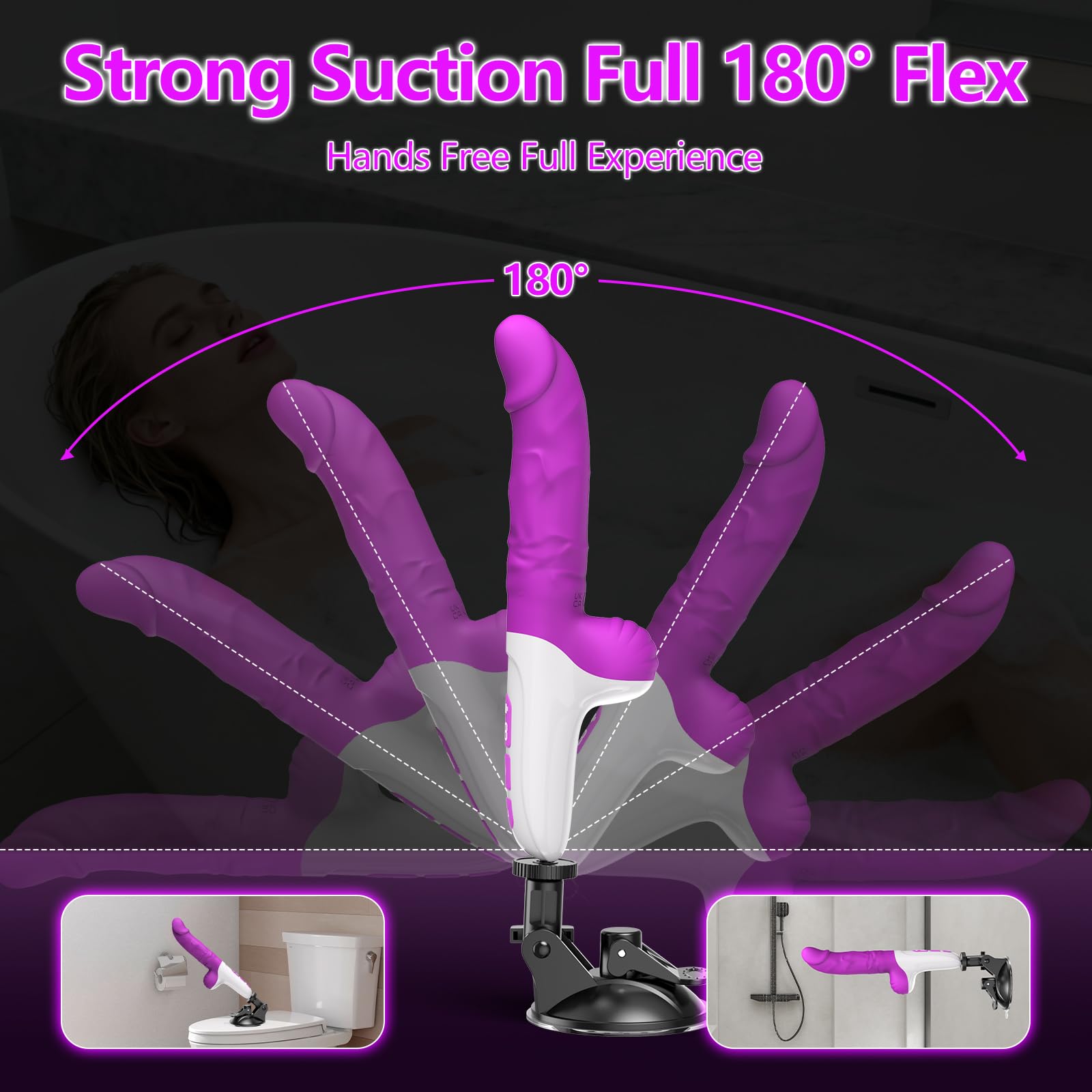 HIVEFUN Vibratoreper Donna Professionale, Vibratore Sex Toys con 7 Modalità Oscillazione Modalità Vibrazione y Modalità Perle Mobili, Sexytoysys Donna Vibratoreper Donna Punto G Squirting Sex Toy