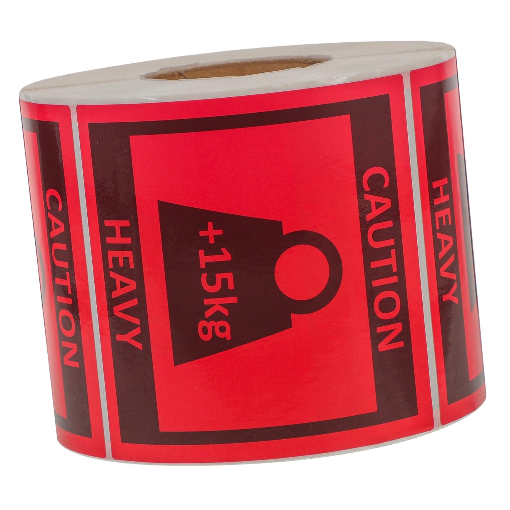 Étiquettes Autocollantes Lourdes Rouges Adhérence Élevée, Fixation Sécurisée, 500 Étiquettes par Rouleau pour Emballage Transport pour Gestion D'étagère