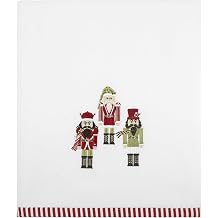 Avanti Linens - Bath Towel, Soft & Absorbent Cotton Velour, Holiday Bathroom Essentials Peppermint Nutcracker | 100% Cotton, Soft & Absorbent, Plush Terry, Quick-Dry, Machine Washable, Everyday Bathroom Essential