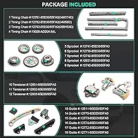 Vista 4 de Kit de cadena de distribución para Chevrolet Tracker 2001-2004, 1999, 2000, 2001, 2002, 2003, 2004, 2005, 2006, para Suzuki Grand Vitara, 2004