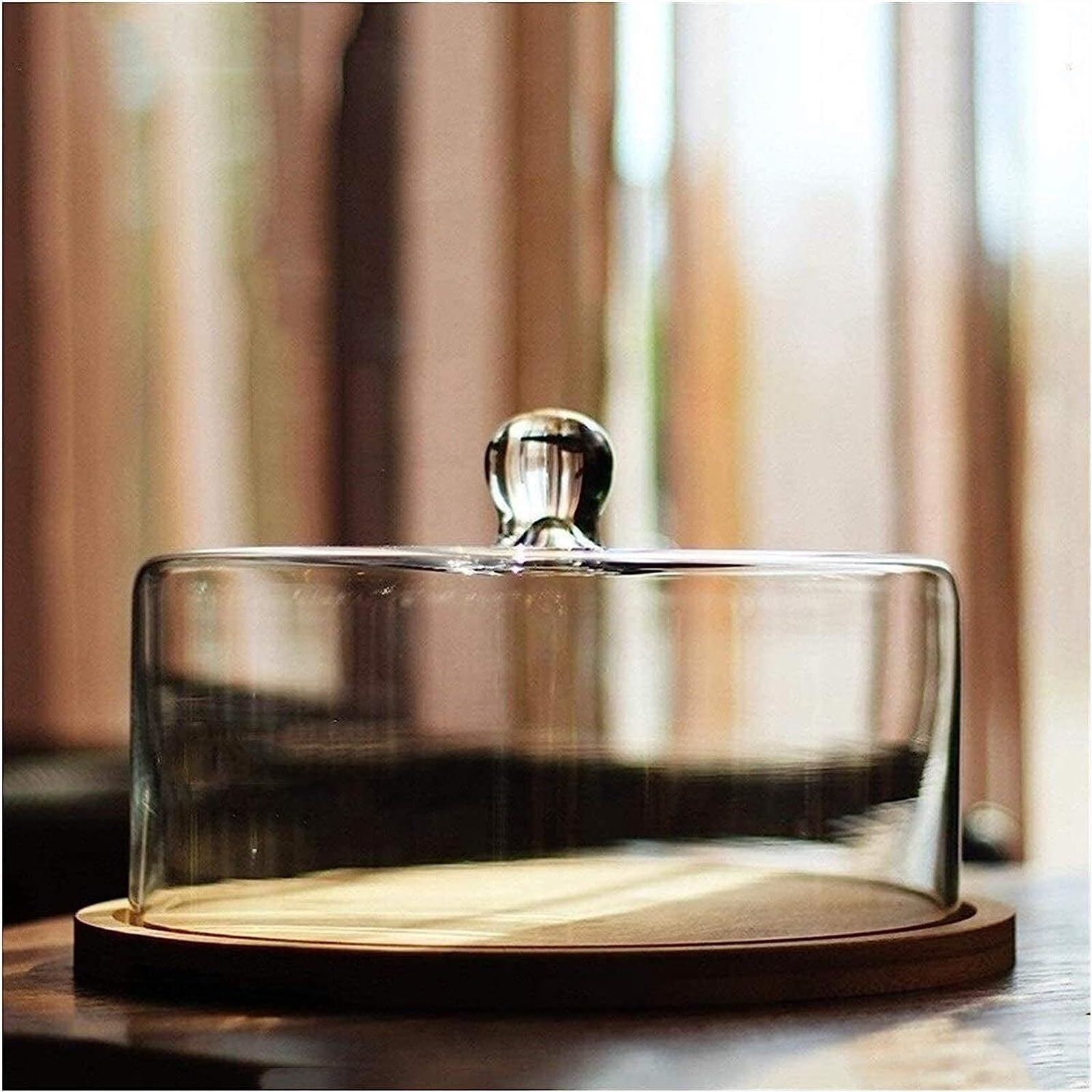 Boîte à gâteaux en bois et verre pour vos brunchs et présentations de sushis faits maison
