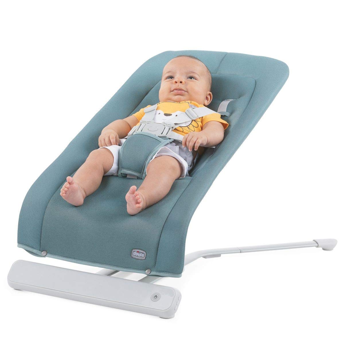 Chicco Rhythm'n'Sound Elektronische Babywippe für Babys von Geburt bis 9 kg, Babyschaukel mit Naturgeräuschen und Schlafliedern, Automatische Babywippe, Verstellbare Rückenlehne