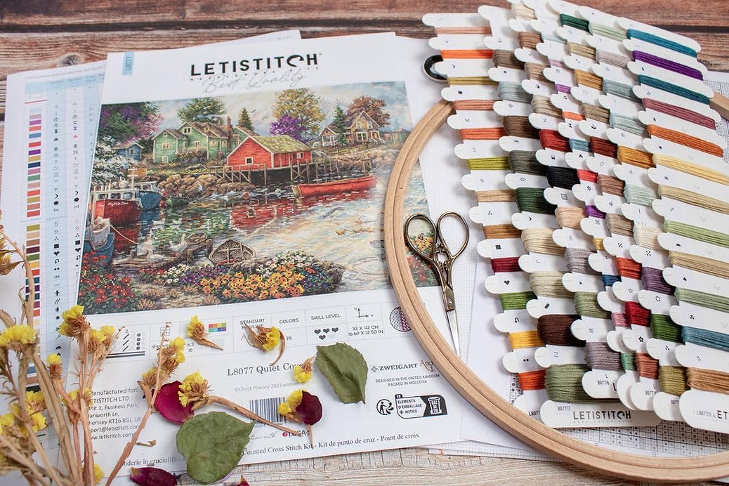 Letistitch Counted Cross Stitch Kit Quiet Cove L8077