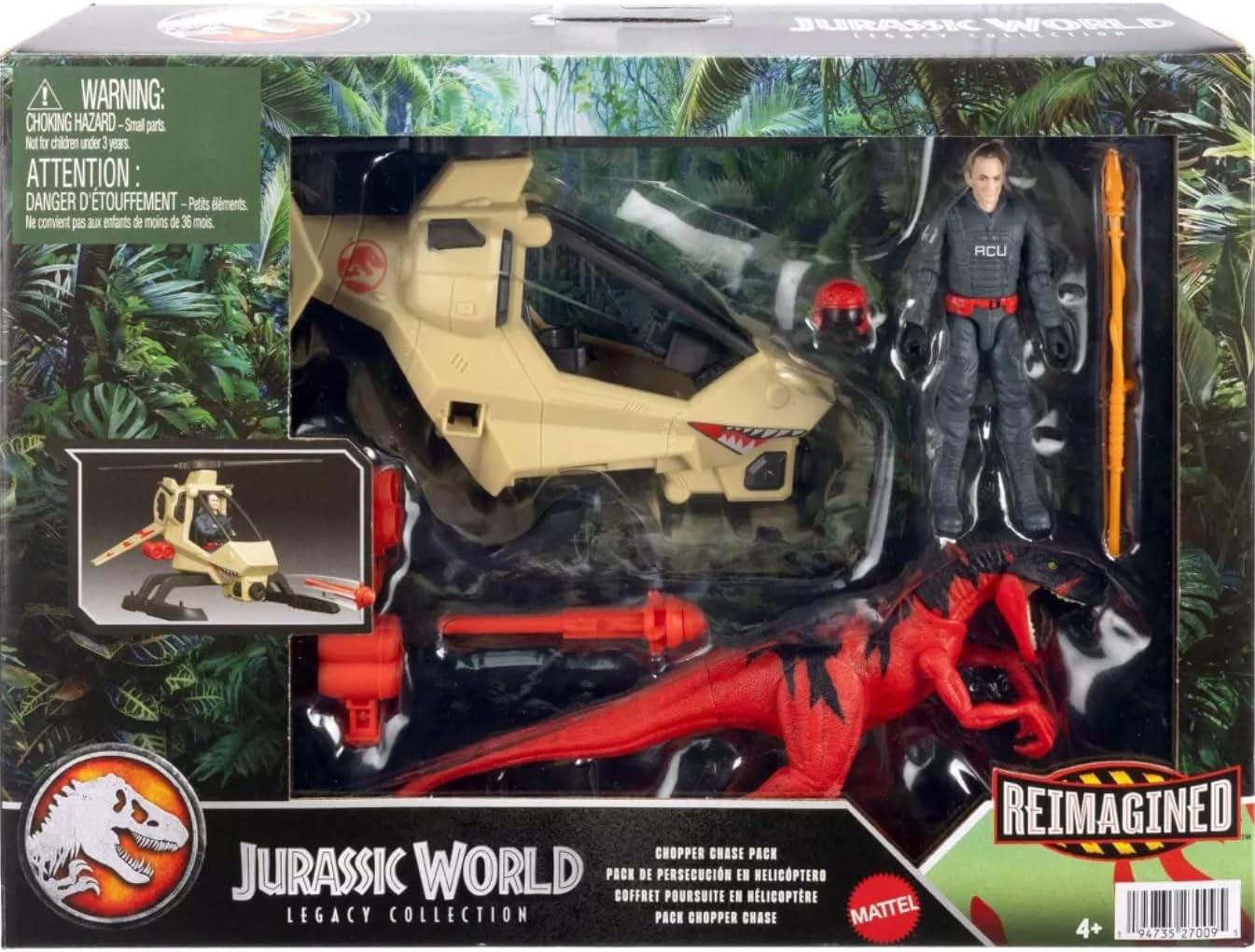 Jurassic Legacy Collection Reimagined Chopper Chase Pack