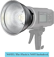 Vista 3 de Godox AD-R6 Reflector de aproximadamente 7 pulgadas estándar Bowens Mount Modificador de luz para Godox AD400Pro AD600B AD600Pro AD600BM MS200 MS300