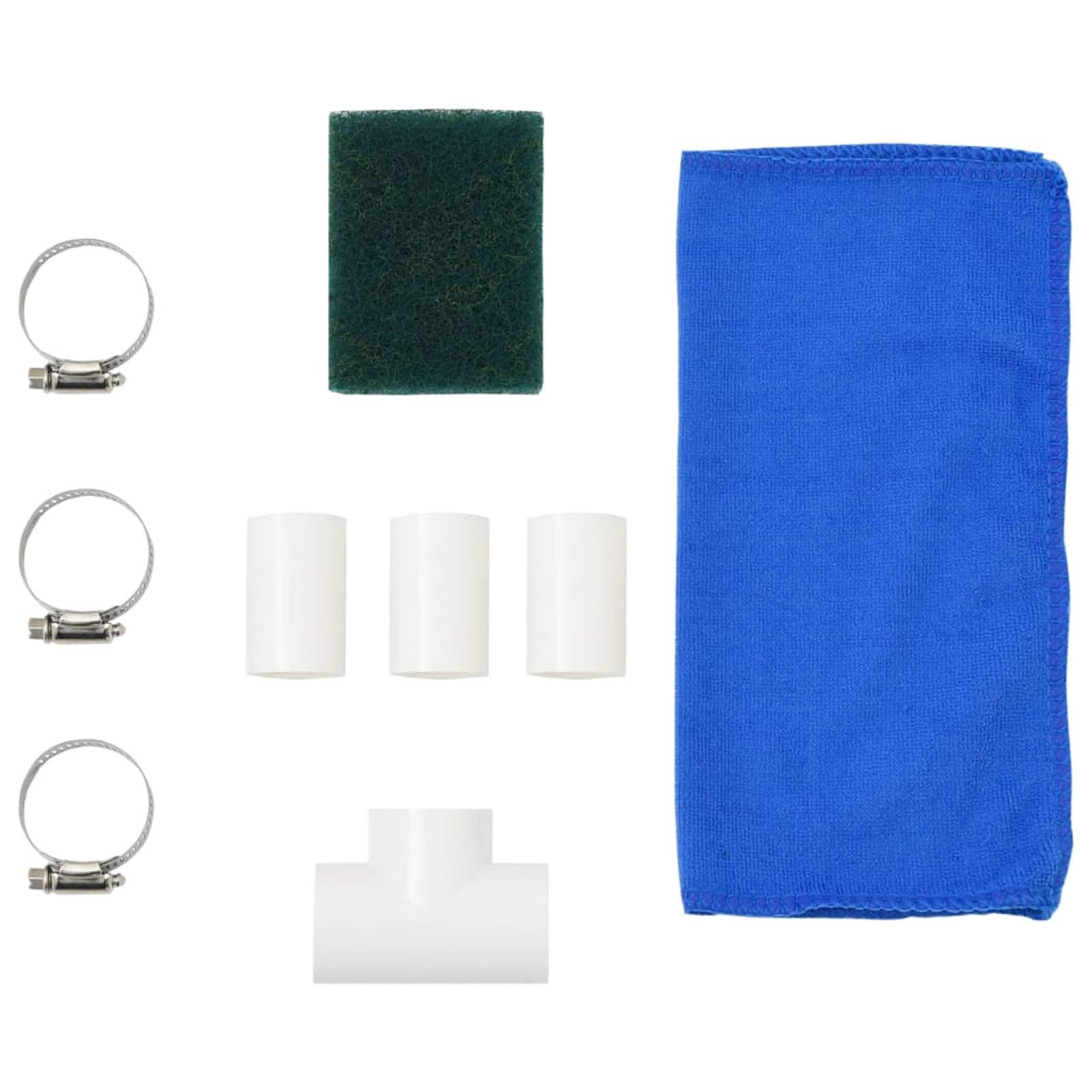 Tidyard Fontana a Cascata da Giardino per Lagnetto e Piscina in Acciaio Inox 50x30x60 cm,Cascata da Giardino in Acciaio Inossidabile,Fontana da Giardino,Fontana Laghetto,Cascata Laghetto