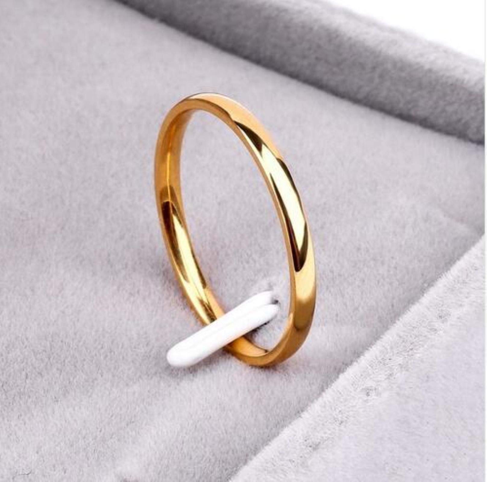 AQUALITYSAQUALITYS Pequeños Anillos de Acero Inoxidable para Mujer, Negro, Rosa, Dorado, Plateado, Anillo de Cola, joyería de Moda