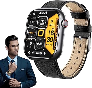 Tedious Blood Glucose Smart Watch - Glucose Monitor Wearable Non-Invasive Blood Glucose Test | Muti Sports Modes, 1.91-Inch Screen, for Blood Oxygen Sleep Monitoring Tracking