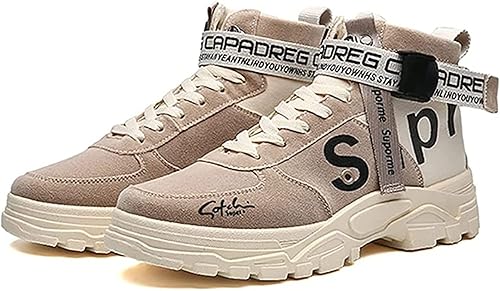 Amazon Na 厚底スニーカー メンズ 靴 おしゃれ 防水 軽量 滑り止め マーティンブーツ カジュアル 防寒 ハイカット アウトドア サバゲー 登山 日常着用 安全靴 N A レースアップシューズ