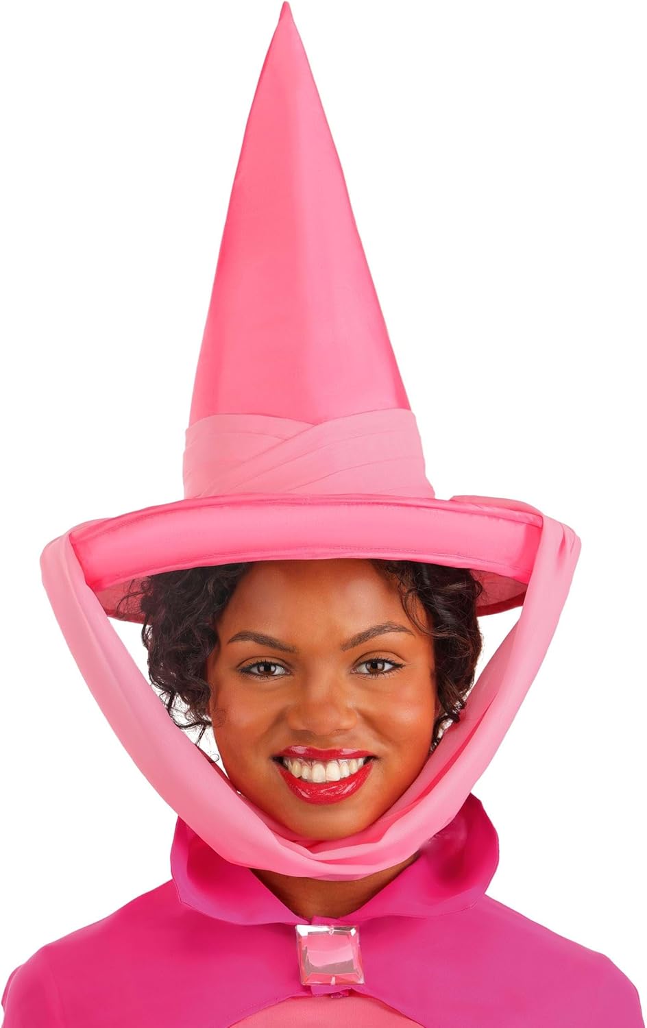 Women's Disney Sleeping Beauty Flora Costume, Pink Fairy Godmother Cosplay Outfit
