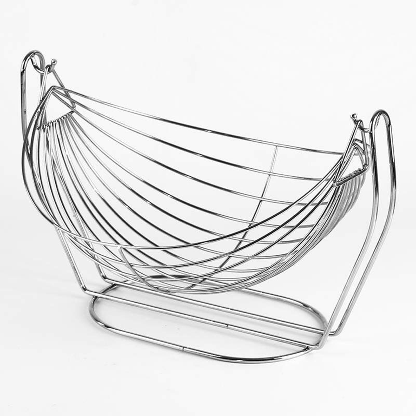 XCSDEW Iron Fruit Basket,Swinging Snack Tray,Hollowed-out Nut Storage Box,Suitable for Use On Living Room Coffee Tables(Color1)