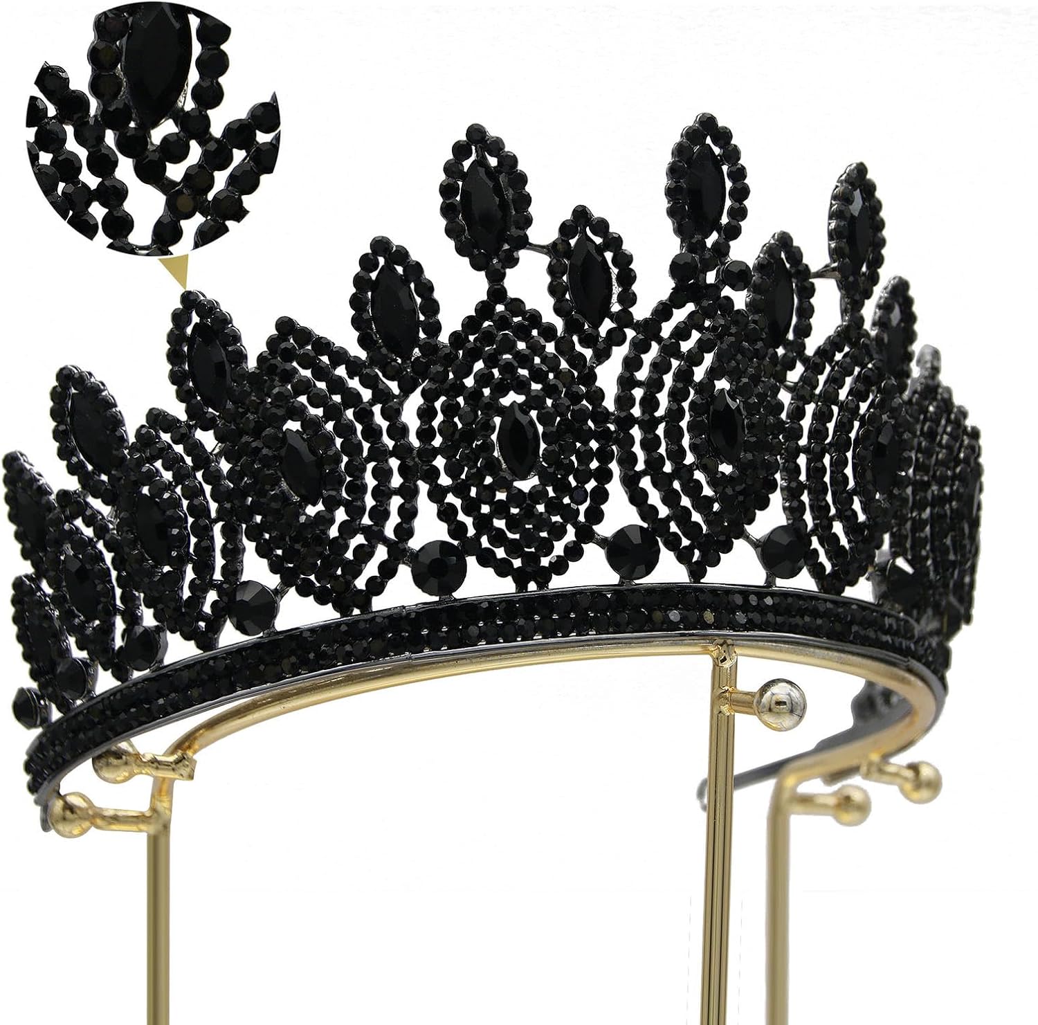 Bridal hair accessories wedding headdress Crystal Crown adulthood celebration Crown women's bridal wedding ball