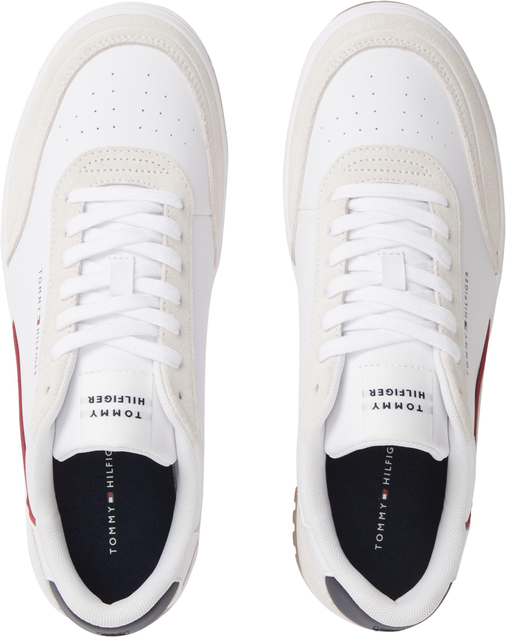 Tommy Hilfiger TH Basket Core Leather Suede Mix Fm0fm05881, Parte Superior Baja Hombre