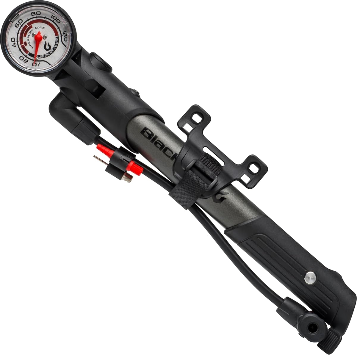 Hybrid Bicycle Frame Pump with Gauge