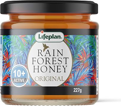 Lifeplan Active Honey Co. Pure Rainforest Honey Original 10+   227g Jar