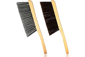 Patelai 2-Piece Wooden Bench Brushes + Fireplace Brush