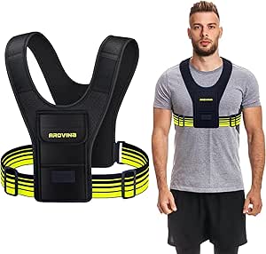 Gilet de course réfléchissant pour téléphone portable, jogging, course