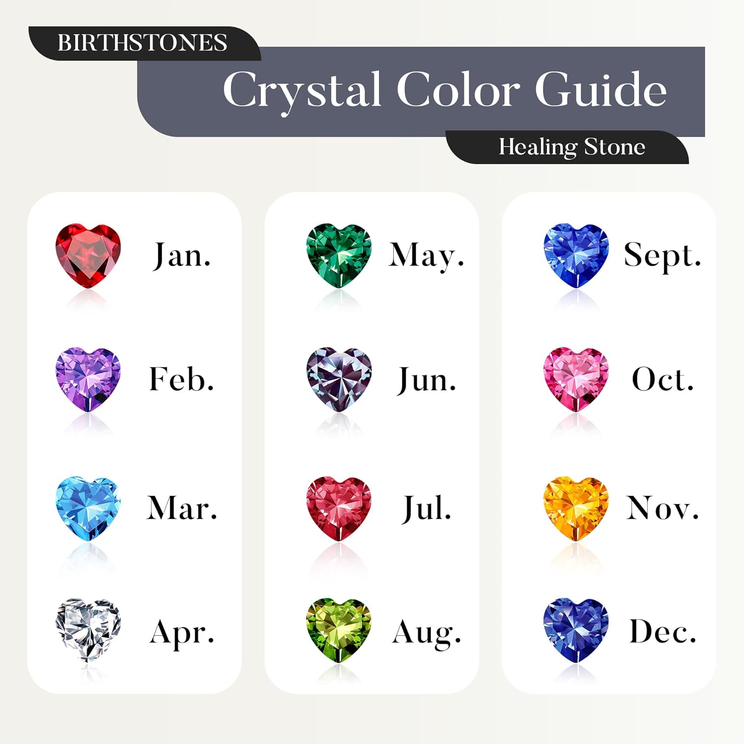 Anoup 2026 Graduation Gifts - 925 Sterling Silver Heart Birthstone Necklace Class of 2026 College High School Graduation gifts for Women Her