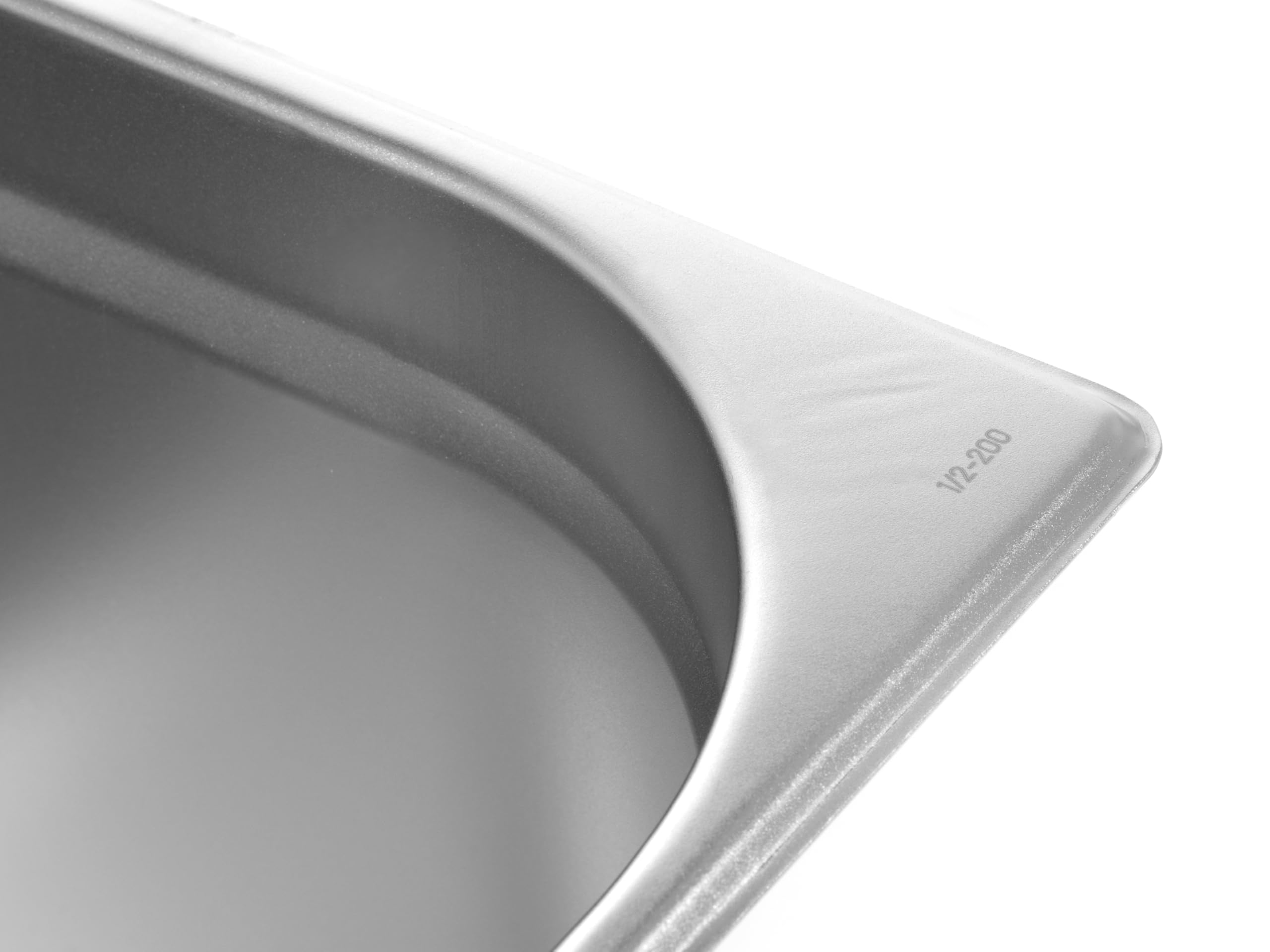 TECHNICA PRESTONA Behälter GN 1/2 200 mm aus Edelstahl - Gastro Container stapelbar - Edelstahlwanne Küche - Hitzebeständig -40 °C bis 300 °C - Spülmaschinenfest