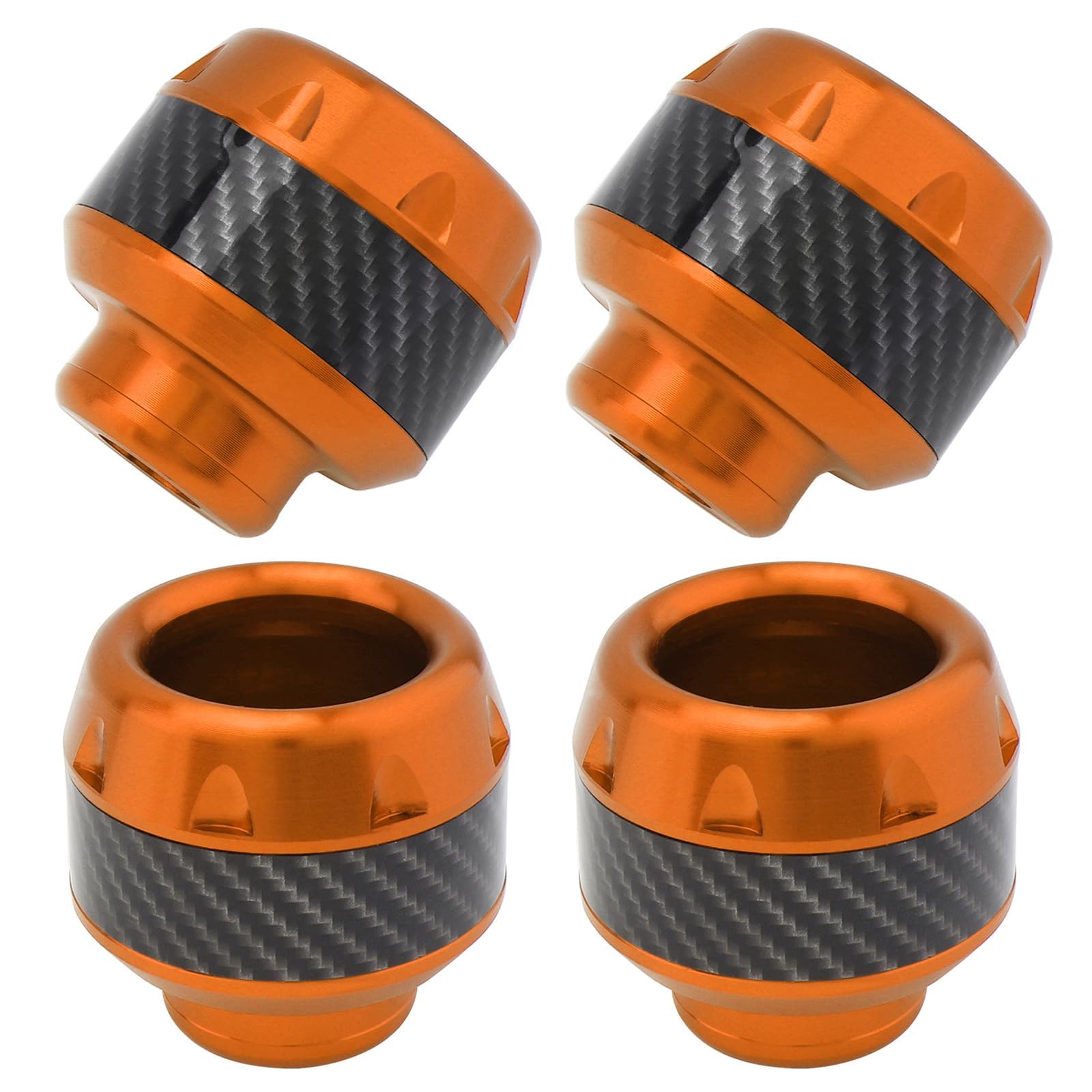 4Pcs Motorcycle Fork Frame Sliders, Aluminum Crash Protectors Decor