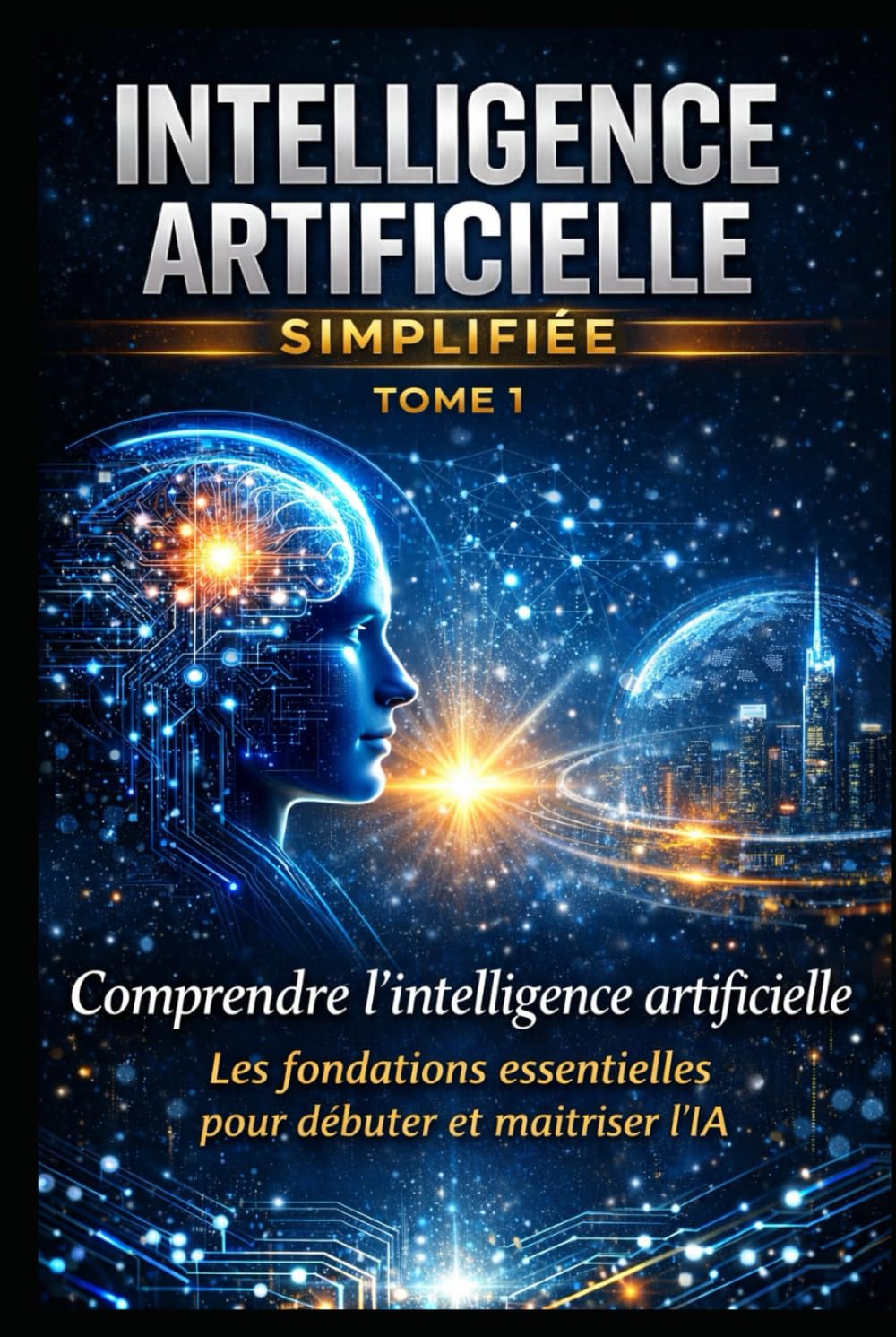 INTELLIGENCE ARTIFICIELLE SIMPLIFIÉE TOME 1: Les fondations essentielles pour débuter et maîtriser l’IA : Le guide complet du débutant pour comprendre, maîtriser et utiliser l’IA