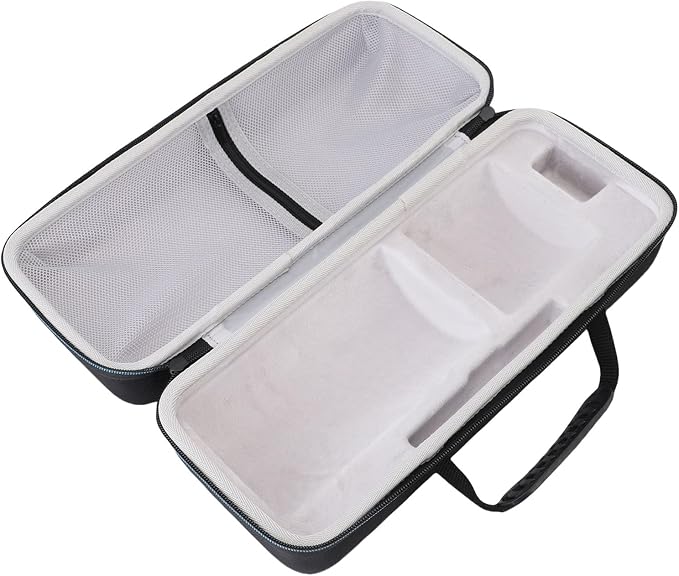 Estuche de almacenamiento rígido de EVA compatible con proyectores Nebula Capsule 3 1080P, HY300, HY300 Pro y HY320 – Bolsa portátil con forro de tela Oxford y compartimento interior con cremallera para accesorios miniatura 6