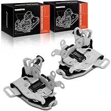 A-Premium Door Lock Latch Compatible with Ford Vehicles - F-250 F-350 F-450 F-550 Super Duty 1999-2008, Excursion 2000-2005 - Rear Driver & Passenger Side, 2-PC Set, Replace# F81Z2626413AA