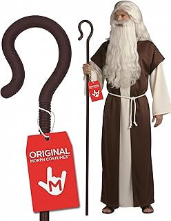 Morph Noveltied Plastic Shepherds Hook Prop Staff Cane Walking Stick - Nativity Play Costume Accessory, 59"
