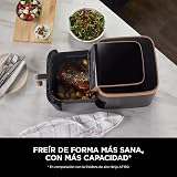 Ninja Air Fryer MAX PRO, 6,2 L, Grand tiroir, rôtir, cuire au four, frire sans huile, familial, antiadhésif, panier/plaque croustillante compatibles lave-vaisselle, pinces, noir/cuivre, AF180EUCP - 4