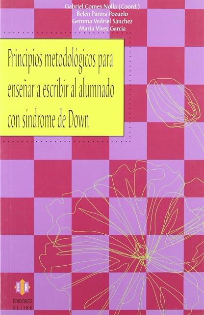Portada de Principios metodológicos enseñar escribir alumnado Sindrome Down