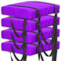 Vista 13 de Bradley Paquete de 4 cojines tipo IV para barco aprobado por la USCG, dispositivo de flotación lanzable; conservador de tiro aprobado por la Guardia