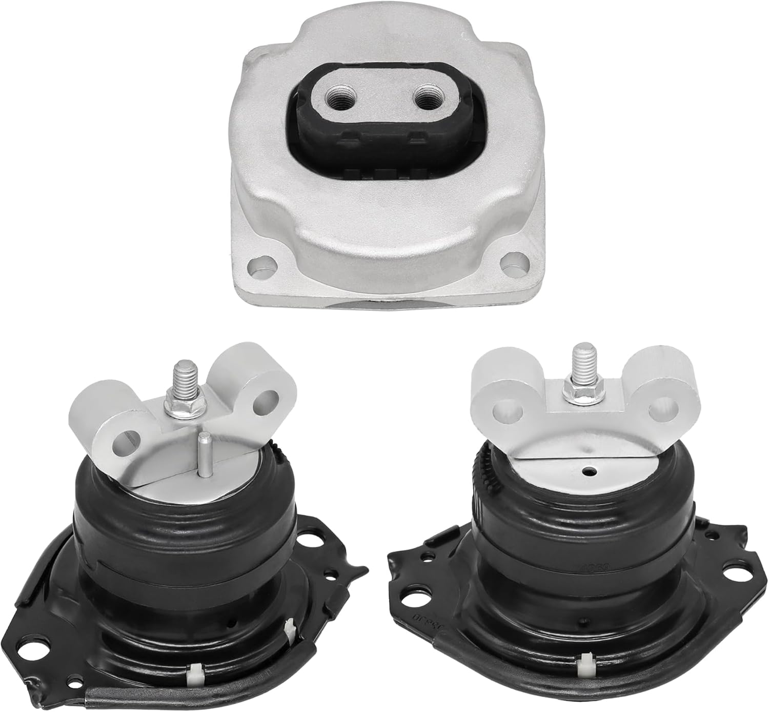 3Pcs Engine Motor & Transmission Mount Kit Fit for 2011-2022 Dodge Charger Challenger for 2011-2022 Chrysler 300 3.6L V6 5.7L V8 Replace# A5388 A5522 5090140AG 52124671AE 3262 3163