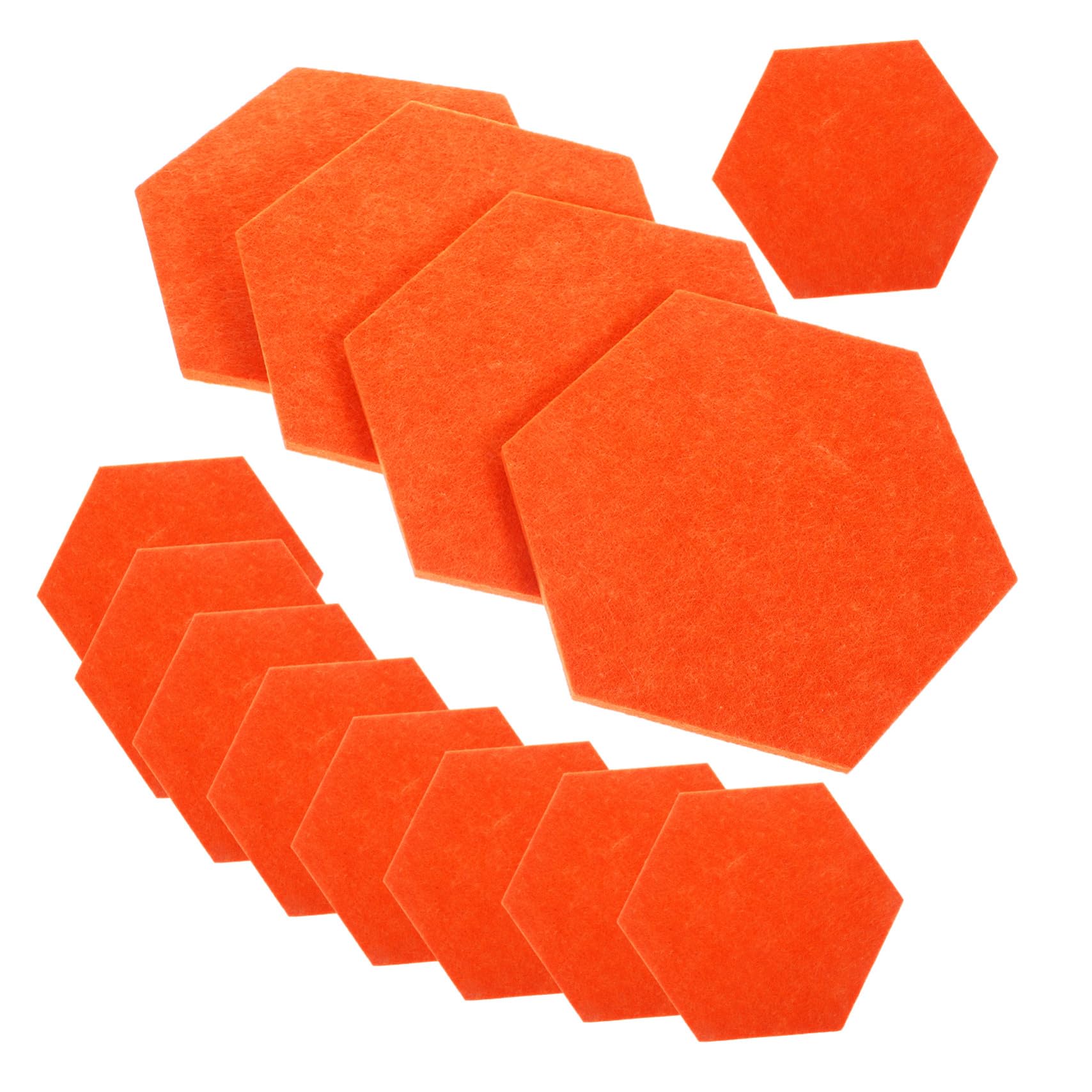 Tableau affichage mural feutre hexagonal POPETPOP x12 pour isolation