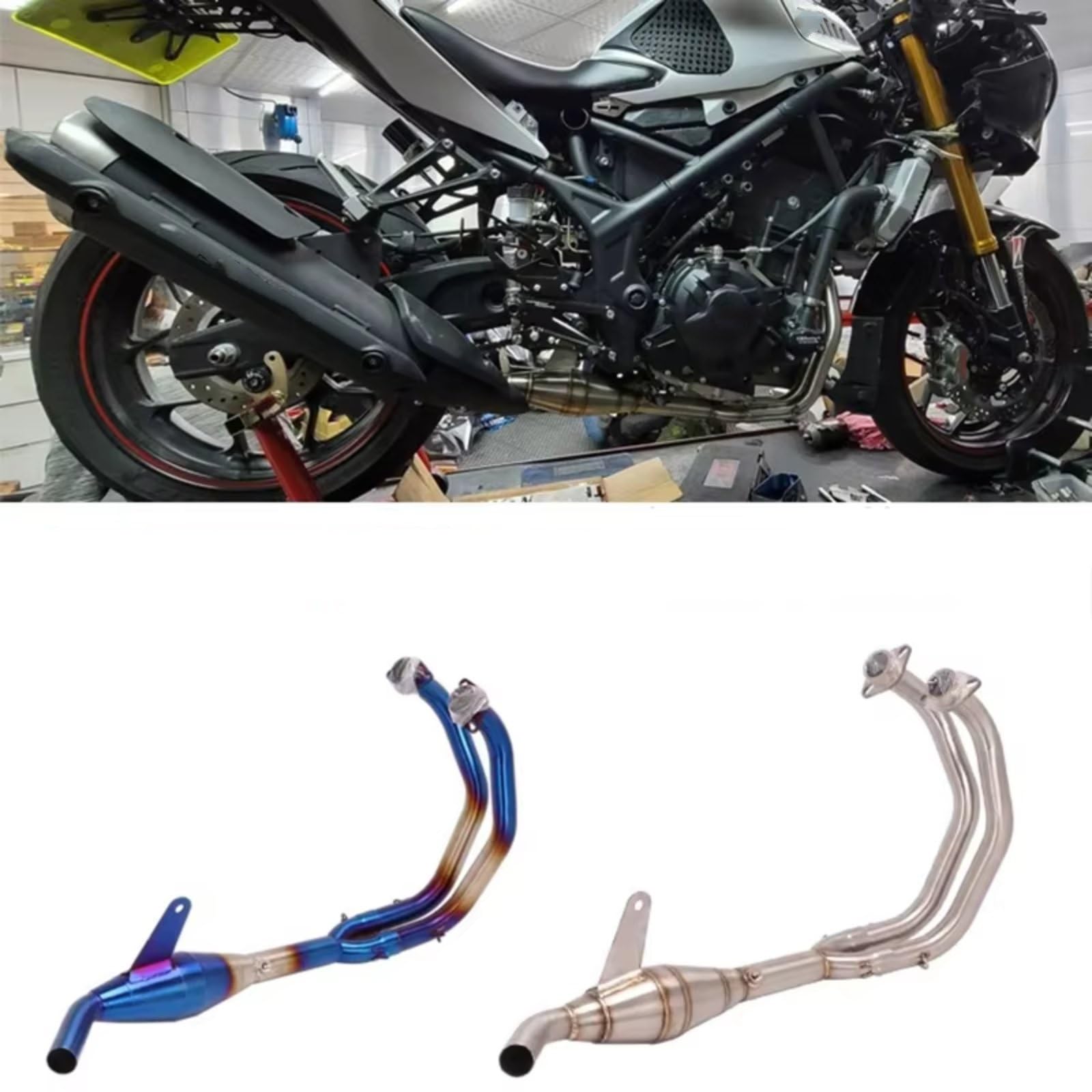 Amazon | スリップオンマフラー Compatible With YZF For R3 For R25