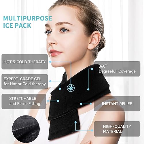 Miniatura 3 de Muelas del juicio Ice Pack Head Wrap, producto de alivio del dolor de TMJ mandíbula, recuperación de amigdalectomía, alivio de migraña, almohadillas