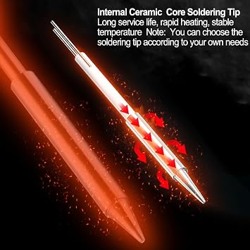 Digital Display Intelligent Soldering Iron Pen with for OLED Screen 121W Fast Heating For PINE64 TS101/PTS200