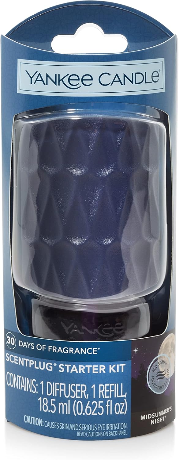 Yankee Candle Blue Organic Pattern ScentPlug Diffuser