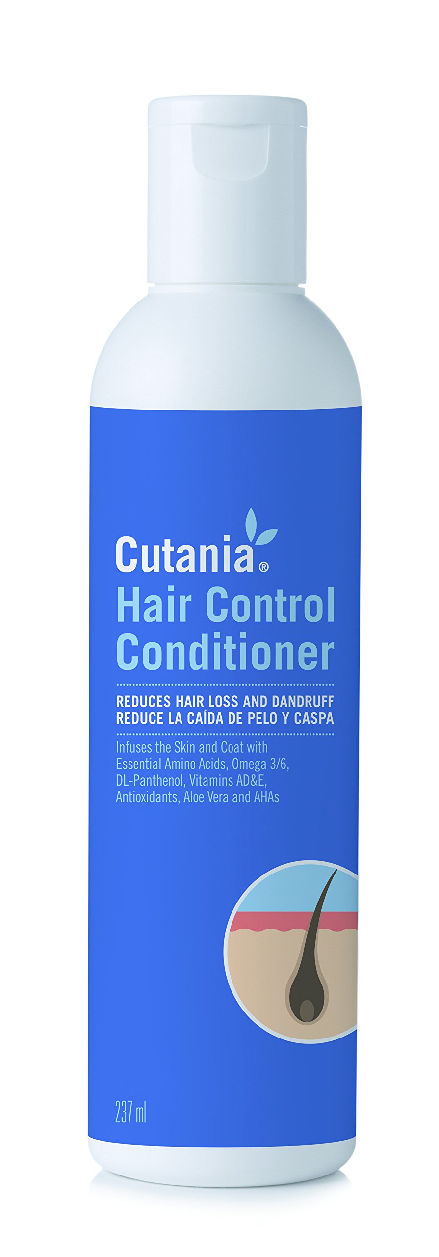 Acondicionador VetNova CUTANIA Haircontrol de 236 ml que elimina nudos y reduce la caida del pelo