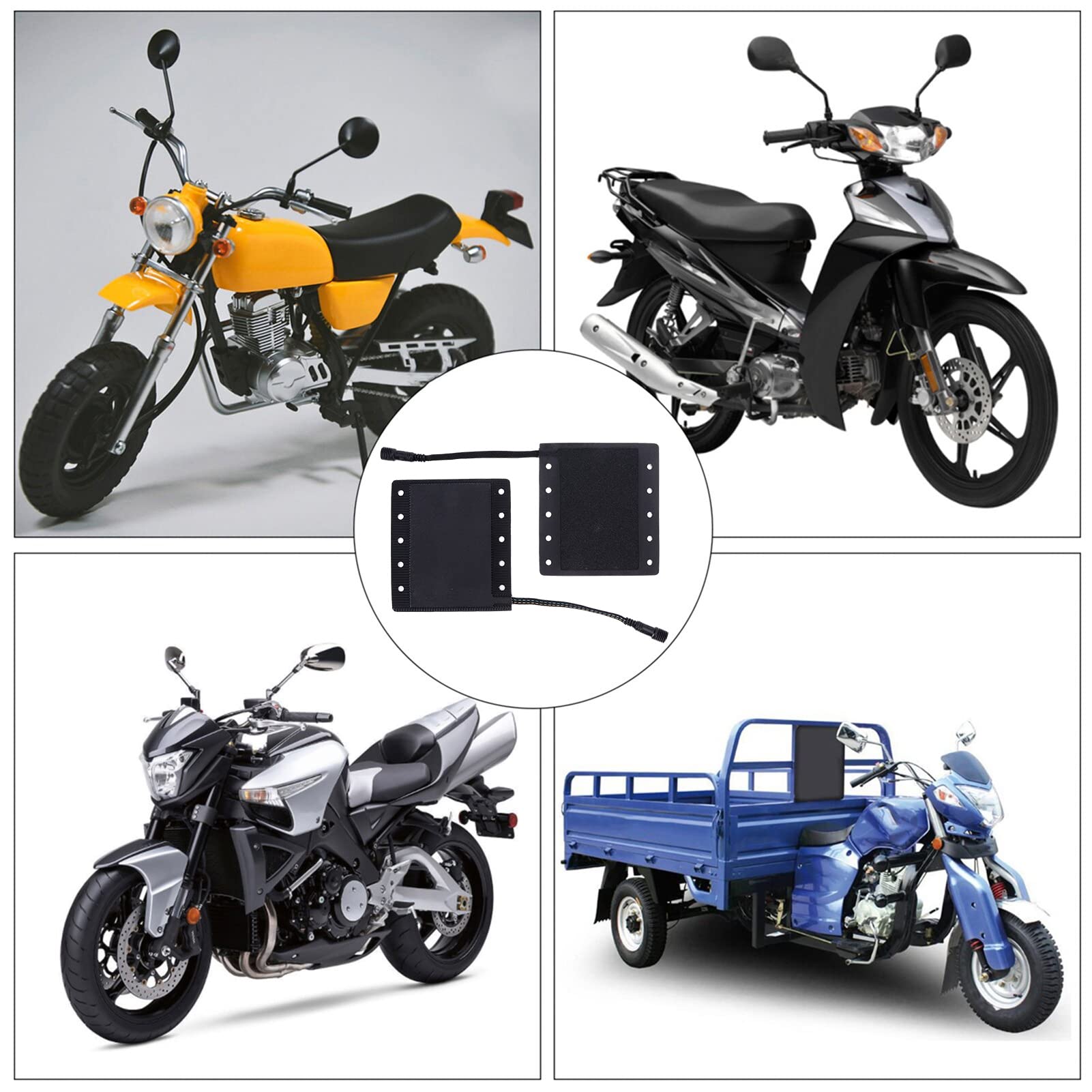 Manopole riscaldate per moto Scaldamani invernali Smart Switch a tre velocità IP67 Impermeabile antiscivolo Ricarica USB per la guida con tempo freddo