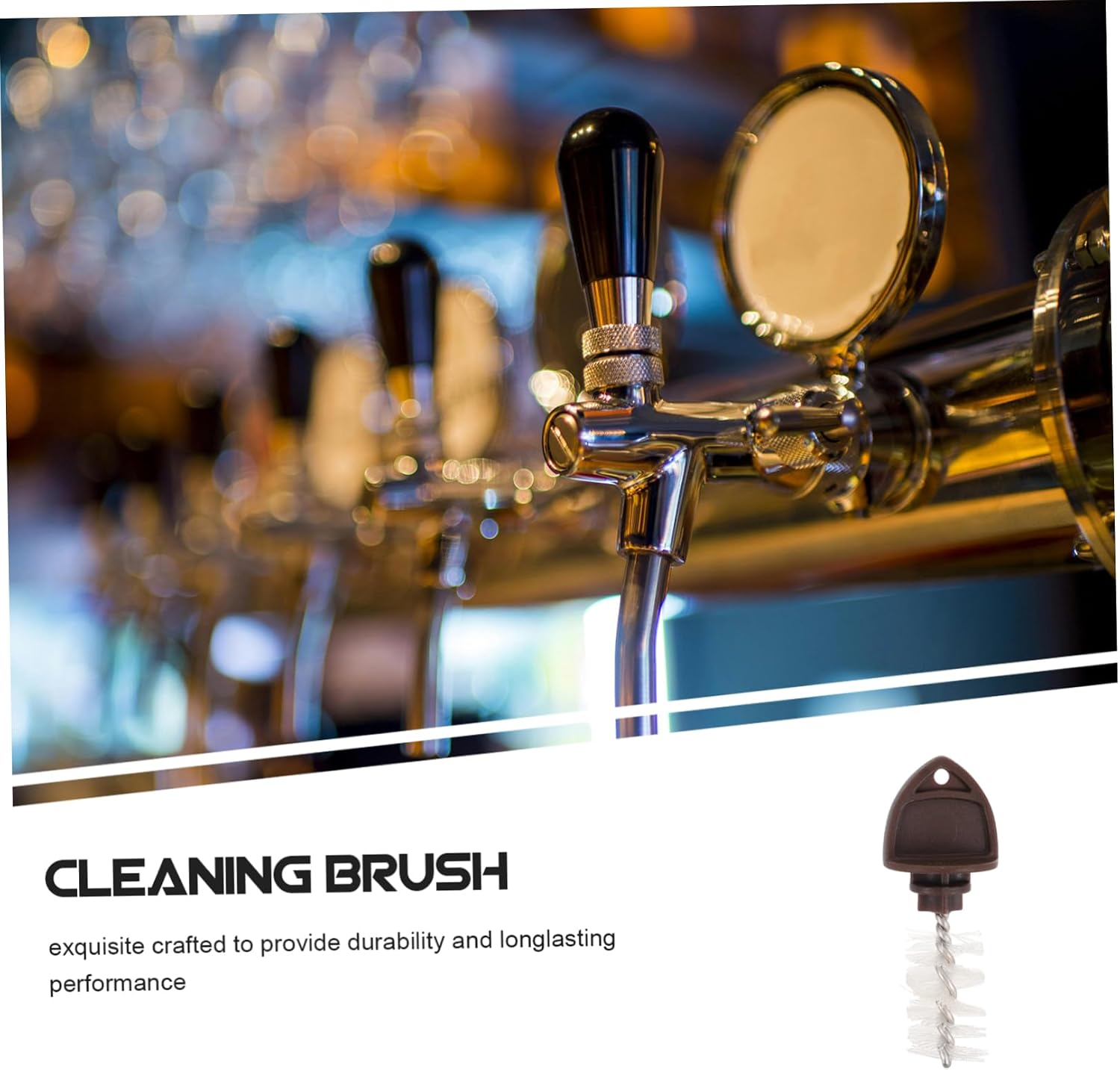 10pcs Beer Faucet Tap Cleaning Plug Brush Cap Oktoberfest Hat
