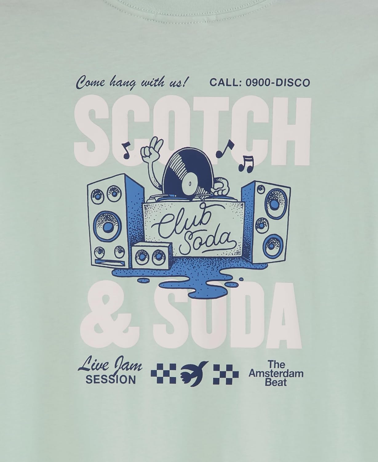 Scotch & Soda Boys' Short Sleeve Graphic T-Shirt, Crewneck